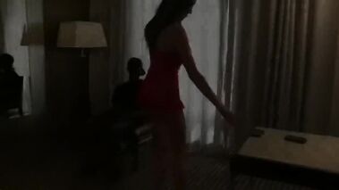 Slut wife enjoying a huge BBC in a hotel room