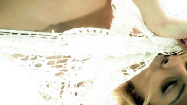 Intense sex through glass view