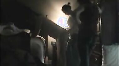 Compilation of a hotwife strapon pegging and dominating her caged cuckold with her friend