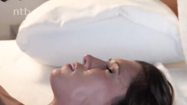 Gorgeous hotwife fucked and creampied with heels in the air in a hotel room