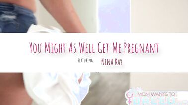 Blue haired stepmom talks sex with stepson before fucking him