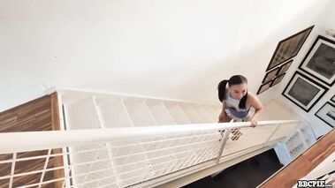 Tiny Asian can't resist fucking stepbrother's BBC