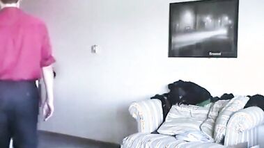 Quick pegging by amateur dominant girlfriend