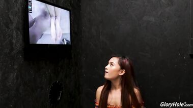 Asian sucks and fucks many cocks at a gloryhole