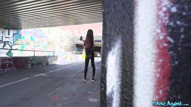 Innocent European girl fucking for money