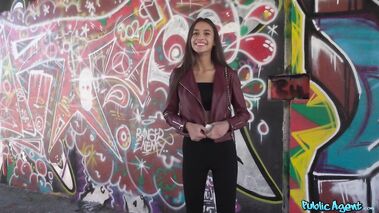 Innocent European girl fucking for money