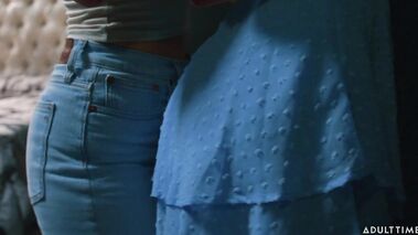 Intense lesbian love making