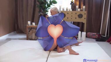 Lesbian 69 in a massage room