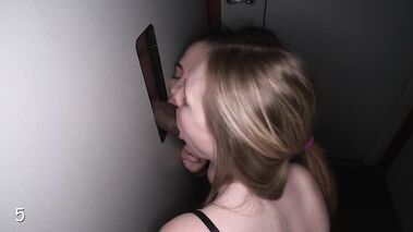 Two sluts receive cock and cum