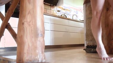 Young blonde deep BBC anal on the balcony