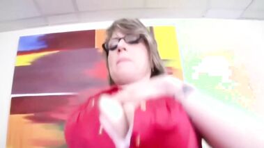 Female bosses get fucked through their ripped pants