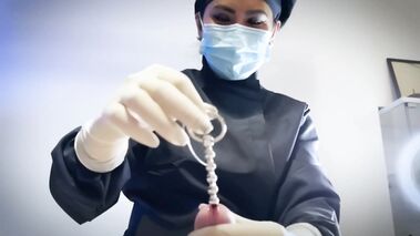 Filipina DominaFire Sounding Handjob