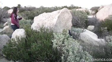 Teens outdoor spanking