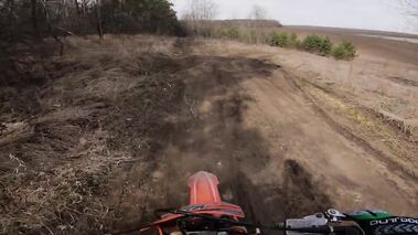 Found a dirt bike slut in an abandoned building in the forest