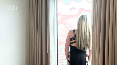 Long Haired Blonde MILF Takes BBC