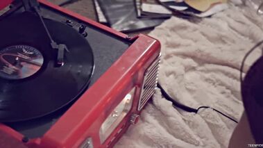 Stoner Girl High On Haze