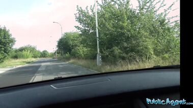 Shy 18 Years Old Hitchhiker Cheats On Her Boyfriend