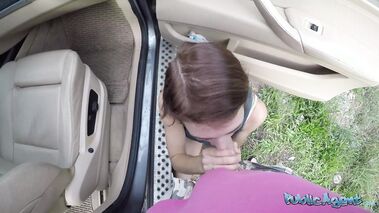 Shy 18 Years Old Hitchhiker Cheats On Her Boyfriend