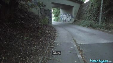 Latina babe with nice tits night fuck under a bridge