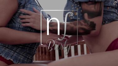 Lucious busty babe enjoys an oil massage