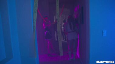 College Halloween Party