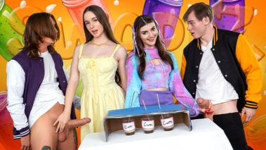 Pixie Smalls , Julia James - And - Hazel Moore - SisSwap