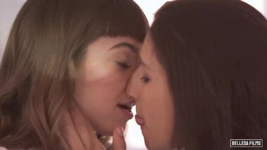 Passionate Lez Couple Making Out