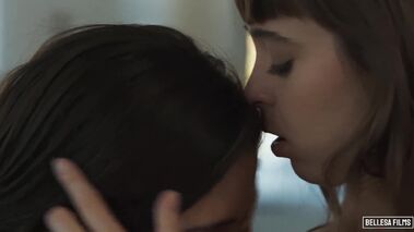 Passionate Lez Couple Making Out