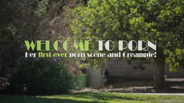 Welcome To Porn, Her First Scene And Creampie