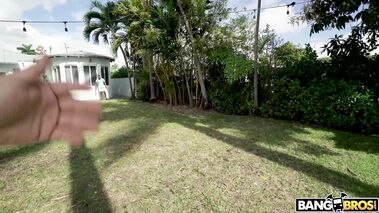 Sexy Latina Arouses Big Black Cock With Her Upskirt