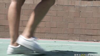 Tennis Babe Gets Her Tits Fucked