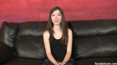 Face Fucked Young Brunette