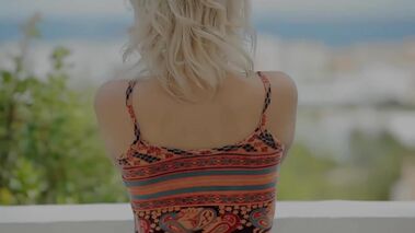 Blonde Oriental Dancer