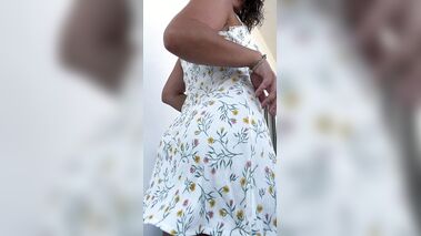 Sexy Wife Letting the Butt Cheeks Breathe