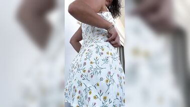 Sexy Wife Letting the Butt Cheeks Breathe