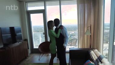 Young Blonde Hotwife Enjoys The View