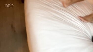 Beautiful Brunette Drains Her Lovers Cock