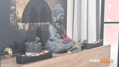 Steamy Asian Threesome with April Maxima & Lia Lin