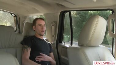 Busty milf picks up college guy to fuck