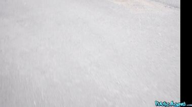 Sexy Latina on vacation in Europe exchanges pussy for easy cash