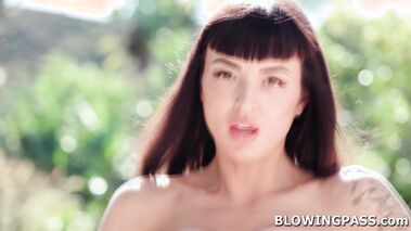 Busty milf tearing up doing deepthroat