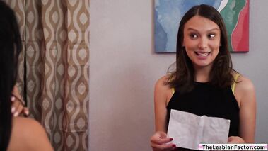 Lesbian scissoring with hairy girlfriend