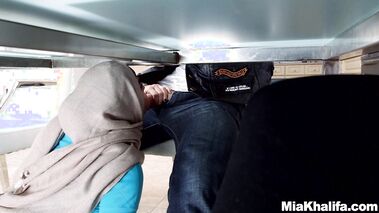 Biker’s Raw Threesome: Mia Khalifa and Her Naughty Hijabi Mom