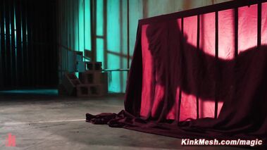 Dominant Mistress unleashes caged sub