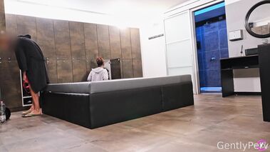 GentlyPerv Flashes Hard Dick at Pool and Gets Sucked & Stroked