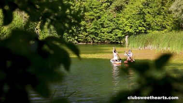 Three Girls On The Lake - Amelia Ost, Dakota Doll, Sumiko Smile