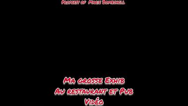 Exhib au Pub avec mon lush enfoncer