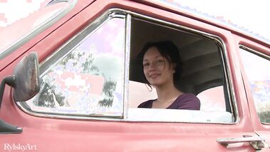 Red Car - Loreen A - Rylsky Art