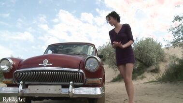 Red Car - Loreen A - Rylsky Art